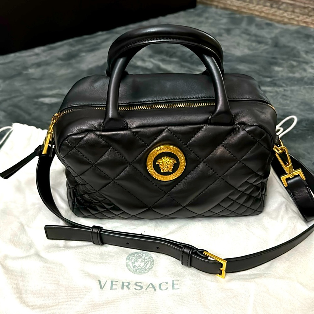 Authentic Versace Bowling bag
